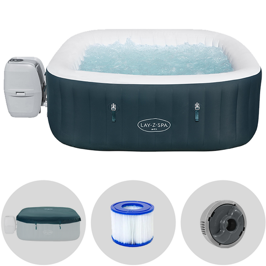 Bestway Lay-Z-Spa Ibiza AirJet 6002U - &Oslash;180x66 cm - Piscina idromassaggio spa per 4-6 Persone
