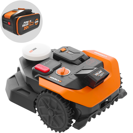 Worx Landroid Vision Cloud WR305E - Robot Tagliaerba - Senza impianto