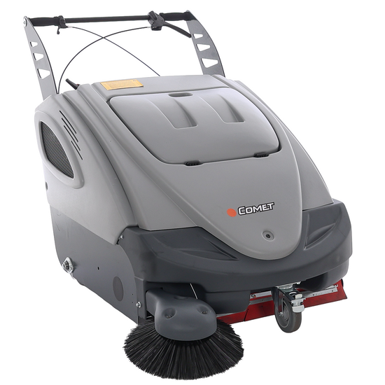 Comet CSW 900B - Spazzatrice a batteria con cesto di raccolta - 12V - SENZA BATTERIE E CARICABATTERIE