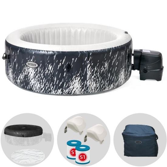 Intex PureSpa Bubble Glow Deluxe - &Oslash;196x71 cm - Piscina idromassaggio spa 28494NP