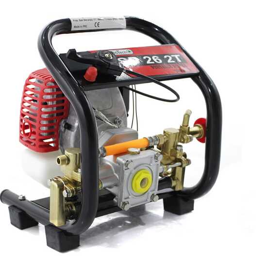 GeoTech SP 26 2T - Motopompa irrorazione a scoppio - 2 tempi miscela - 25 bar
