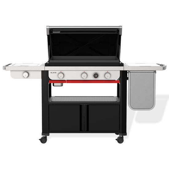 Weber Piastra Premium Slate GPSB 76cm - Barbecue a gas - Con fornello laterale