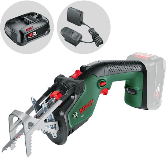 Bosch KEO - Seghetto a gattuccio a batteria - 18V 2.5Ah