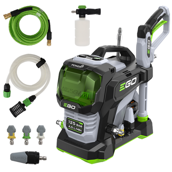 EGO HPW1800E - Idropulitrice a batteria - 125 bar - 4.5L/min - 56V - SENZA BATTERIA E CARICABATTERIA