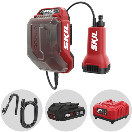 Skil 0781 CA - Pompa sommersa per acque chiare - 20V/2.5Ah