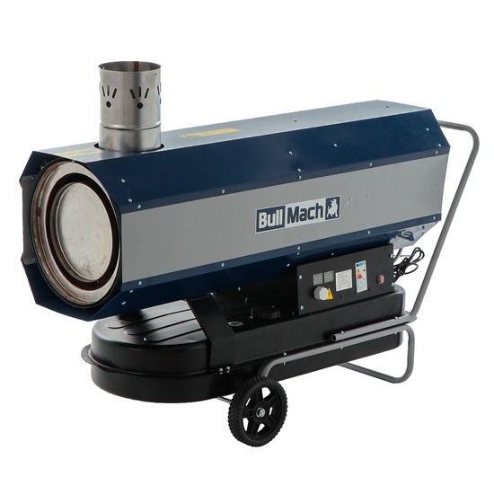 OUTLET - DIFETTI ESTETICI - BullMach BM-IDH 80 - Generatore di aria calda diesel 80kW - A combusione indiretta