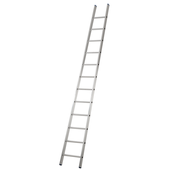 Gierre AL630 - Scala agricola conica in alluminio - 12 gradini - 3.33 m - Altezza stimata operativa 4.13 m