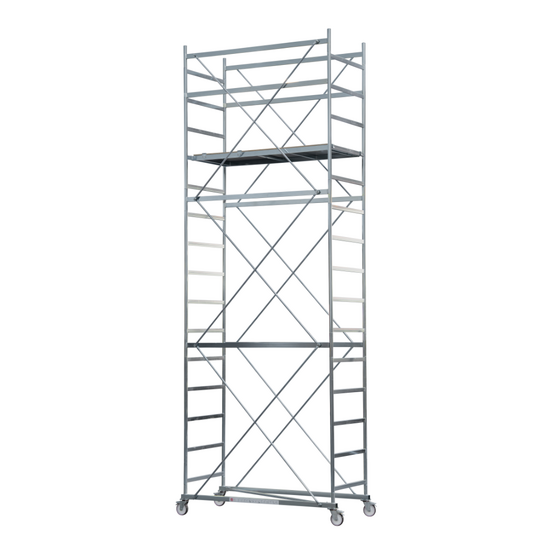 Gierre TL304 - Trabattello in acciaio - Altezza 6.34 m