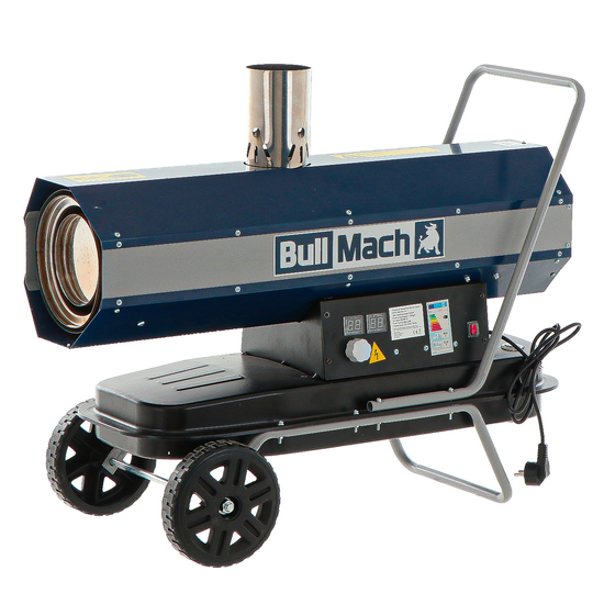 OUTLET - PICCOLI DIFETTI ESTETICI - BullMach BM-IDH 20KW - Generatore aria calda diesel - A combustione indiretta
