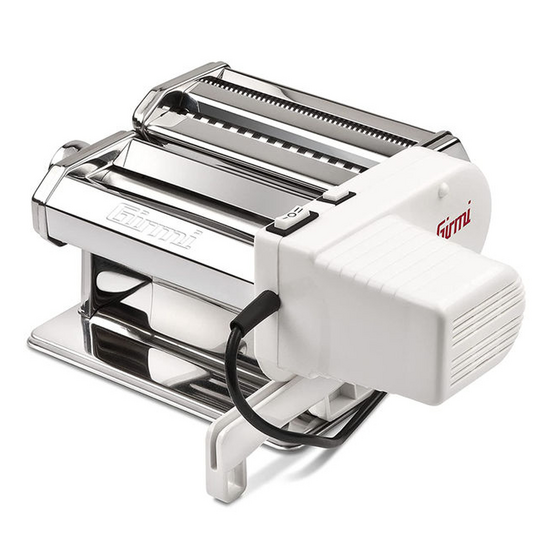 OUTLET - DA ESPOSIZIONE - Girmi Pasta Machine - Macchina per la pasta elettrica/manuale in INOX 90W