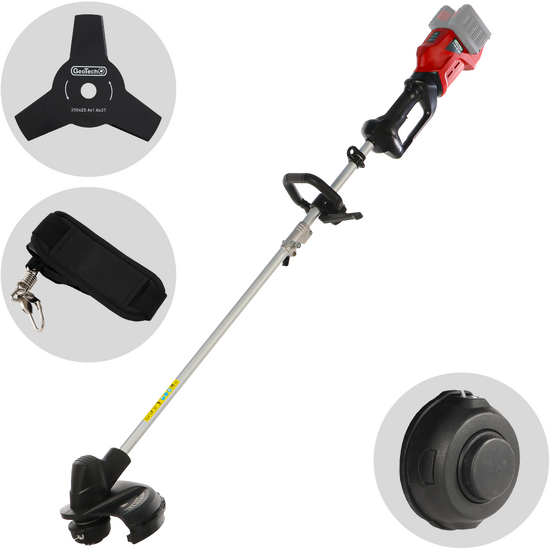 GeoTech X-Line BC-40V - Decespugliatore a batteria - 40V - SENZA BATTERIA E CARICABATTERIE