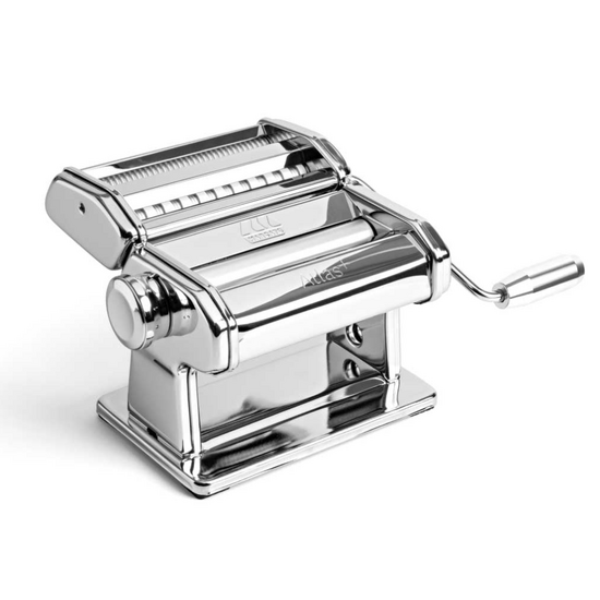 Marcato Atlas+ Design - Macchina per la pasta manuale in acciaio cromato