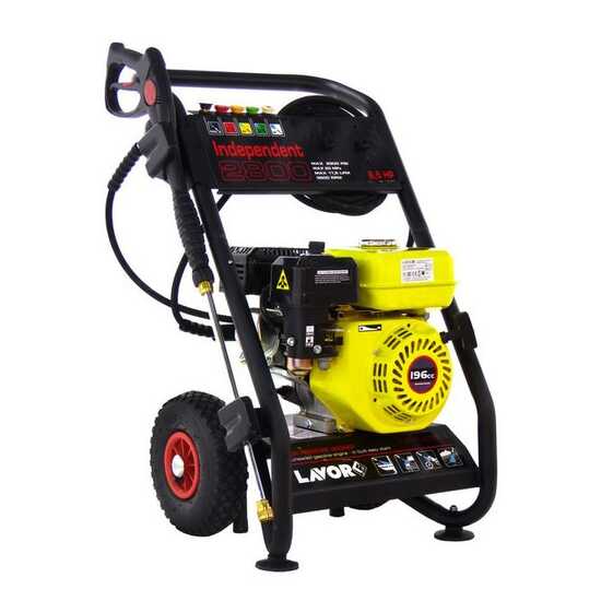 Lavor Independent 2800 - Idropulitrice a scoppio - 200 bar - 690 l/h - motore a benzina Lavor 200 cc