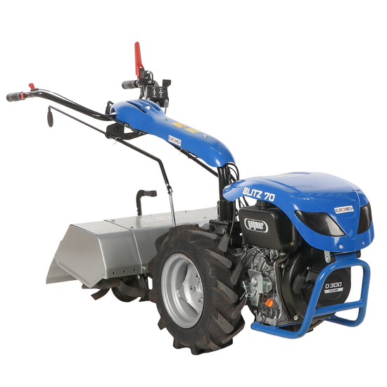 EuroMech BLITZ 70 - Motocoltivatore diesel - Yagmur D300 - 7 HP