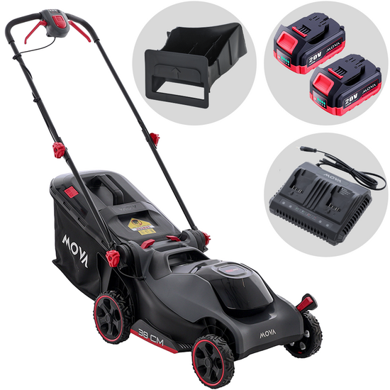 MOVA GL415 - Tagliaerba a batteria - 40V 4Ah - Taglio 38 cm