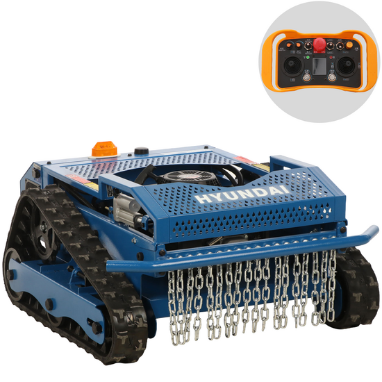 Hyundai Raptor RG540 - Robot Trinciaerba cingolato ibrido (scoppio + batteria) - Radiocomandato