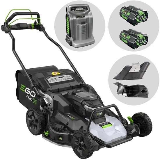 EGO LMX 7600 SP - Tagliaerba semovente a batteria - 2x 56V/5Ah - Taglio 76 cm