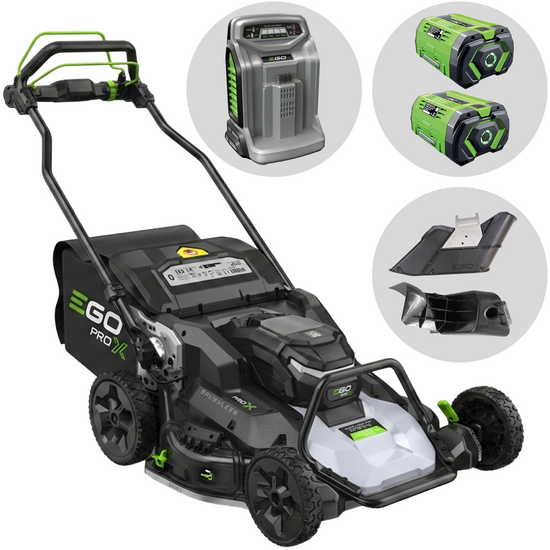 EGO LMX 7600 SP - Tagliaerba semovente a batteria - 2x 56V/10Ah - Taglio 76 cm