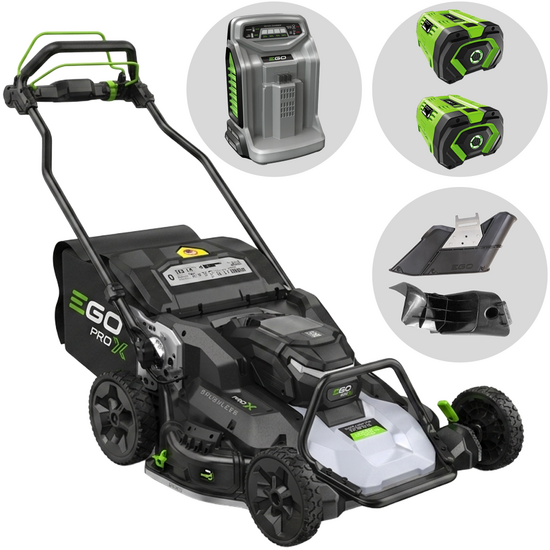 EGO LMX 7600 SP - Tagliaerba semovente a batteria - 2x 56V/12Ah - Taglio 76 cm