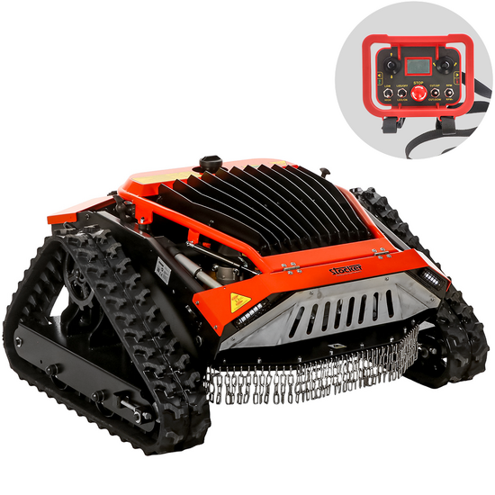 Stocker Titan 500 - Robot Trinciaerba cingolato ibrido (scoppio + batteria) - Radiocomandato