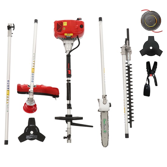 OUTLET - PICCOLI DIFETTI ESTETICI - GeoTech GT-2 58 L - Decespugliatore a scoppio multifunzione