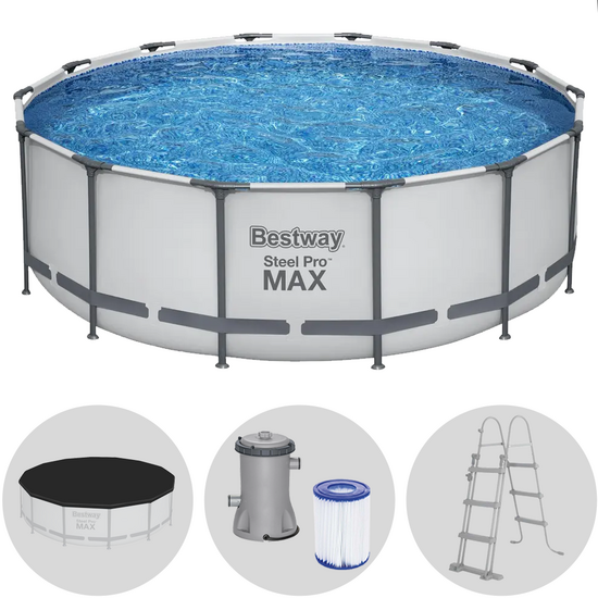 OUTLET - PICCOLI DIFETTI ESTETICI - Bestway Steel Pro Max 5612X - &Oslash;427x122 cm - Piscina Rotonda