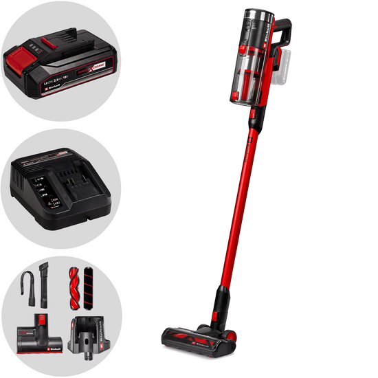 Einhell TE-SV 18/270 Li - Aspirapolvere - Scopa a batteria - 18V 2.5Ah