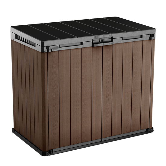 OUTLET - DA ESPOSIZIONE - Keter Store it Out Darwin marrone - Box porta attrezzi da giardino - 140x80x120 cm