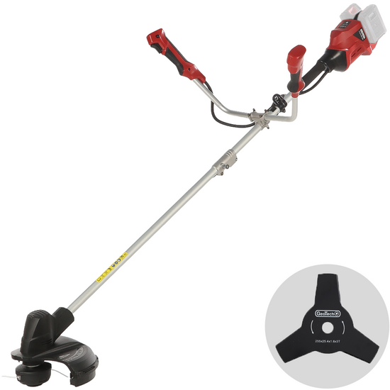 GeoTech X-Line BD-40V - Decespugliatore a batteria - 40V - SENZA BATTERIE E CARICABATTERIE