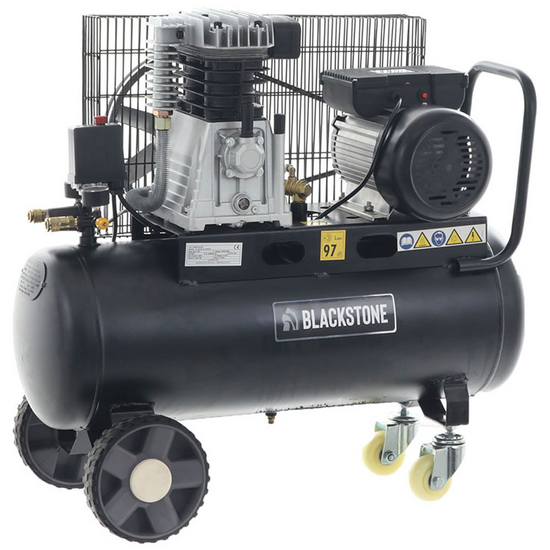 OUTLET - DIFETTI ESTETICI - BlackStone B-LBC 50-30 - Compressore aria elettrico a cinghia - Motore 3 HP - 50 lt