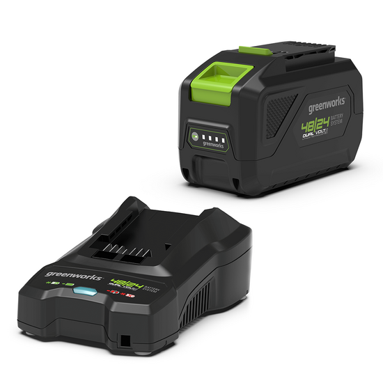 OUTLET - DA ESPOSIZIONE - Starter Kit Greenworks 48/24V 4/8 Ah GSK4824B4