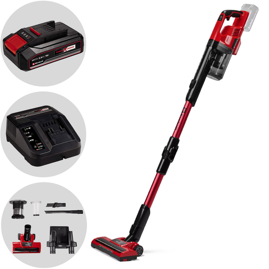 Einhell TE-SV 18 Li-FLX - Aspirapolvere - Scopa a batteria - 18V 2.5Ah