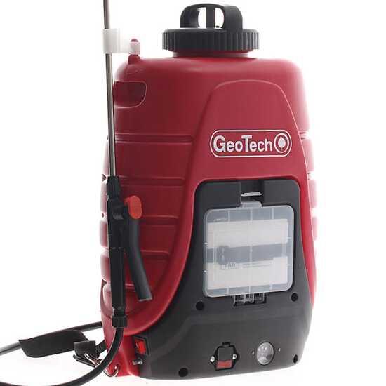 OUTLET - UTILIZZATO PER PROVA - GeoTech BS183-Lithium - Pompa irroratrice a zaino a batteria - Batteria al litio - 18L