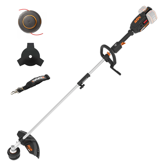 OUTLET - UTILIZZATO PER PROVA - Worx NITRO WG186E.9 - Decespugliatore multifunzione a batteria - 40V - SENZA BATTERIA E CARICABATTERIE