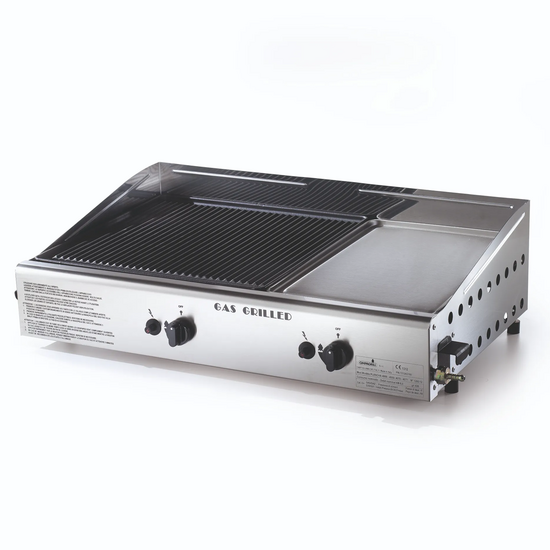 OUTLET - PICCOLI DIFETTI ESTETICI - Ompagrill Double 4070/M - Plancha a gas
