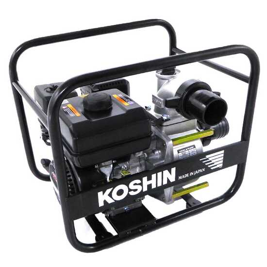 Oriental Koshin STV-80X - Motopompa a scoppio per acque semi-sporche - Raccordi 80 mm