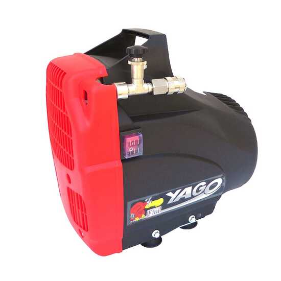 Fini Yago 1850 - Compressore aria elettrico portatile monofase, oil-less - Motore 1,5HP