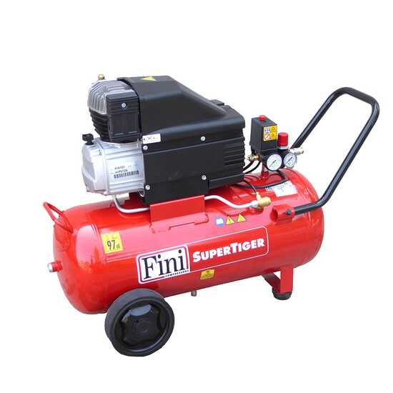 Fini Super Tiger MK 312 - Compressore aria elettrico monofase - Motore 3 HP - 50 lt