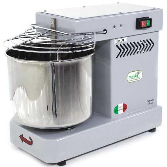 Famag IM 8/230 1 Velocit&agrave; Silver - Impastatrice a spirale 8 Kg