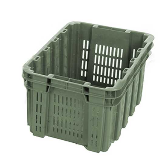 Nr. 72 Cassette in plastica multiuso impilabili e sovrapponibili con laterali rinforzati