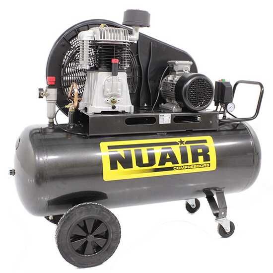 Nuair NB/5,5CT/270 - Compressore aria elettrico trifase a cinghia - Motore 5.5 HP - 270 lt
