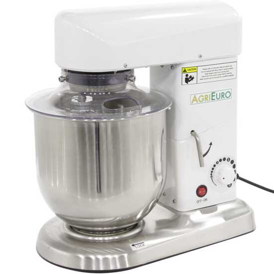 Impastatrice planetaria FP107 - Vasca INOX 7,5L - Multi attrezzo con Variatore