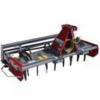 Erpice rotante RF170 - Larghezza di lavoro 170 cm - 16 lame - Serie leggera con rullo a gabbia