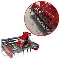 Erpice rotante RF150 - Larghezza di lavoro 150 cm - 14 lame - Serie leggera con rullo a spuntoni