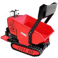 GeoTech Pro Geoporter 550 DHS Hydro - Motocarriola cingolata cassone dumper idraulico 500Kg - Cambio idrostatico