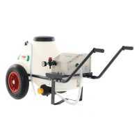 Comet CBM 1200 HP - Kit pompa a batteria per irrorazione e carrello - 80L
