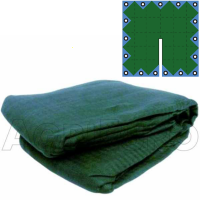 Nr. 1 Telo antispina Rete antistrappo per raccolta olive mt 12x12con spacco, 1 rete telo 95g/mq