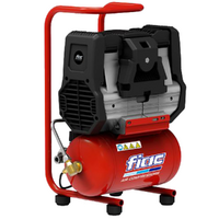 FIAC Silent XS88 - Compressore aria elettrico monofase silenziato, oil-less - Motore 0.75 HP - 6 lt
