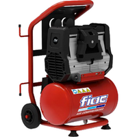 FIAC Magnum XS88 - Compressore aria elettrico monofase silenziato, oil-less - Motore 0.75 HP - 10 lt