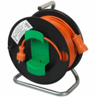 Avvolgicavo elettrico da giardinaggio 25 mt (avvolgitore con cavo) - 3 fili con sezione del rame 1,5 mm